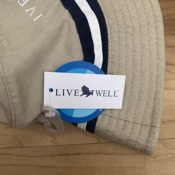 Florida 30A Live Well Boonie Bucket Khaki Hat Adult One Size NWT - Picture 7 of 10